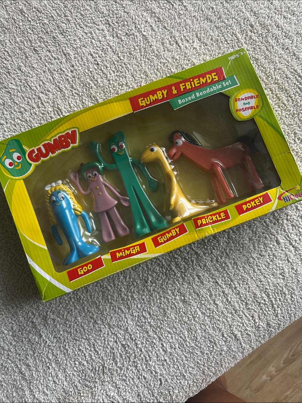 Gumby & Friends Boxed Bendable Toy Set - Multicolor
